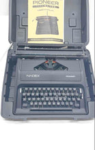 Load image into Gallery viewer, Nadex Pioneer Black Manual Ribbon Portable Office Typewriter Not Tested