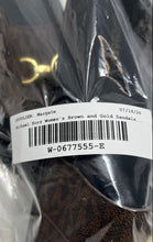 Load image into Gallery viewer, Michael Kors Womens Brown & Gold With Logo Buckle Signature Slide Sandals Sz 8M