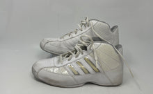 Load image into Gallery viewer, Adidas Kids Team Feather G07014 White Mid Top Lace-Up Sneaker Shoes Size 5.5