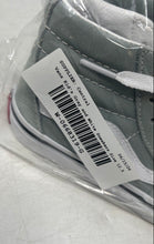 Load image into Gallery viewer, Vans Boys Sk8-Hi 507698 Gray White Round Toe Lace-Up Sneakers Shoes Size 12.5