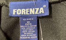 Load image into Gallery viewer, Forenza Womens Black And Pink Long Sleeve Full-Zip Track Jacket Size Medium