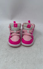 Load image into Gallery viewer, Nike Kids Air Jordan 1 Mid FD8782-116 Pink White Sneaker Shoes Size 5C