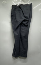Load image into Gallery viewer, Express Womens Gray Pinstripe Columnist Barely Bootcut Leg Dress Pants Size 8R