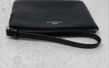 Load image into Gallery viewer, Coach Womens Black Inner Pockets Zipper Wristlet Wallet