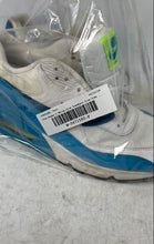 Load image into Gallery viewer, Nike Womens Air Max 90 White Blue Low Top Sneaker Shoes Size 8 No Laces