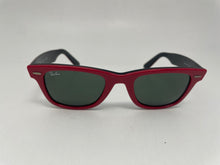 Load image into Gallery viewer, Ray-Ban Unisex Red Sunglasses RB2140 955 Wayfarer With Case (NCL)