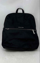 Load image into Gallery viewer, Michael Kors Womens Black Inner Pockets Adjustable Strap Shoulder Backpack