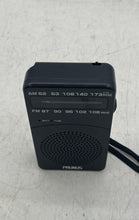 Load image into Gallery viewer, Prunus J-166 Black Portable Built-In Speaker AM/FM Pocket Radio Not Tested