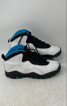 Load image into Gallery viewer, Nike Kids Jordan 10 Retro 310806-106 White & Blue Sneaker Shoes Size 6.5