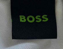 Load image into Gallery viewer, Hugo Boss Mens White Slim Fit Stretch Collared Golf Polo Shirt Size Medium