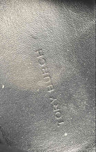 Load image into Gallery viewer, Authentic Tory Burch Womens Black Low Top Lace-Up Sneaker Shoes Sz 8.5M Damaged