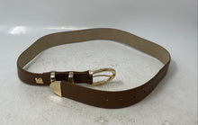 Load image into Gallery viewer, Steve Madden Womens Brown Leather Adjustable Dress Belt Size Medium