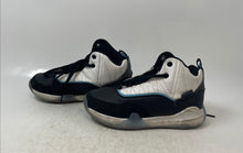 Load image into Gallery viewer, AND 1 Kids Black White Blue Lace-Up High Top Basketball Shoes Size 1Y