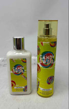 Load image into Gallery viewer, 2 Pcs So French Candy Swirl Natural Ingredients Body Mist And Lotion Gift Set