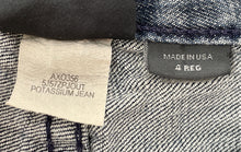 Load image into Gallery viewer, Armani Exchange Womens Blue Denim Dark Wash Distressed Skinny Jeans Size 4 Reg