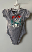Load image into Gallery viewer, NFL Ultra Game Baby Gray Heather Miami Dolphins One-Piece Bodysuit Size 18M