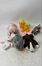 Load image into Gallery viewer, Set Of 6 Pcs Collection Several Stuffed Animals From The Ty Beanie Babies Brand