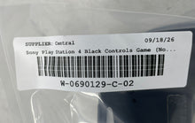 Load image into Gallery viewer, Sony PlayStation DualShock 4 CUH-ZCT1U Black Wireless Game Controller Not Tested