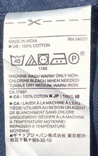 Load image into Gallery viewer, Banana Republic Mens Blue White Printed Short Sleeve Button-Up Shirt Size S