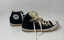 Load image into Gallery viewer, Converse Unisex Chuck Taylor All Star Mid Black White Sneakers Shoes M8.5 W10.5