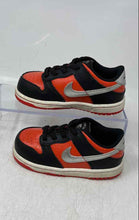 Load image into Gallery viewer, Nike Unisex Baby Dunk Low Red Black Leather Slip-On Sneakers Shoes Size 8C