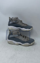 Load image into Gallery viewer, Nike Kids Air Jordan 6 Rings 323432-015 Gray Lace-Up Basketball Shoes Size 3Y