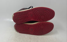 Load image into Gallery viewer, Nike Mens Air Jordan 1 Mid 554724-028 Black And Red Basketball Shoes Size 8