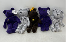 Load image into Gallery viewer, Lot Of 5 Pcs Mixed Variety Salvino's Bamm Beano's 1998 Bear Plush Toys With Tags