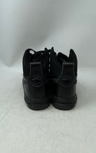 Load image into Gallery viewer, Nike Boys Lunar Force 1 706803-002 Black Leather Lace-Up Sneaker Shoes Size 6Y
