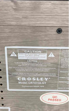 Load image into Gallery viewer, Crosley CR7011A-GY Gray Black Record Entertainment Center Turntable
