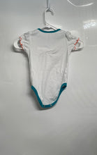 Load image into Gallery viewer, NFL Team Apparel Baby Girls White Miami Dolphins One-Piece Bodysuit Size 18M