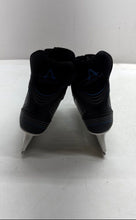 Load image into Gallery viewer, American Athletic Shoe Unisex Kids Force 2.0 Black Blue Ice Hockey Skates Size 4