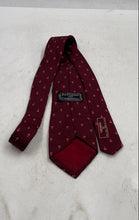 Load image into Gallery viewer, La Cravat By Valentino Mens Red Printed Silk Adjustable Designer Tie