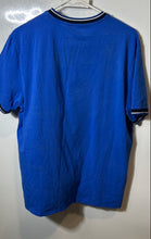 Load image into Gallery viewer, Ben Sherman Mens Blue Crew Neck Short Sleeve Chest Pocket Ringer T-Shirt Size L