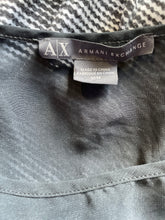 Load image into Gallery viewer, Armani Exchange Black And White Womens Blouse Size M