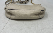 Load image into Gallery viewer, Michael Kors Womens White Leather Inner Pocket Medium Crossbody Handbag