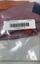 Load image into Gallery viewer, Perry Ellis Portfolio Mens Multicolor Micro Check Silk Keeper Loop Pointed Tie