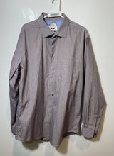 Load image into Gallery viewer, Joseph Abboud Mens Brown Plaid Cotton Long Sleeve Button-Up Shirt Size 2XLT