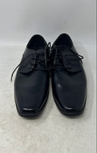 Load image into Gallery viewer, Joseph Abboud Mens Black Leather Square Toe Lace-Up Oxford Dress Shoes Size 11W