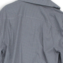 Load image into Gallery viewer, Kenneth Cole Awearness Mens White Black Check Slim Fit Dress Shirt Size 16 32/33