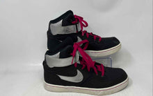 Load image into Gallery viewer, Nike Womens Court Tranxition 555275-001 Black Dark Purple Sneakers Shoes Size 9