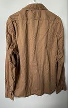 Load image into Gallery viewer, Boss Mens Brown Long Sleeve Collared Regular Fit Button-Up Shirt Size Large