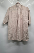 Load image into Gallery viewer, Tommy Hilfiger Mens Beige Check Cotton Short Sleeve Button-Up Shirt Size XL