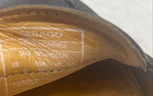 Load image into Gallery viewer, Sebago Mens Black Leather Moc Toe Slip-On Penny Loafer Shoes Size 7