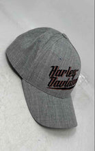 Load image into Gallery viewer, Harley-Davidson Mens Gray Thunderbolt Embroidered Logo Baseball Cap