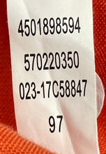 Load image into Gallery viewer, Chico's Womens Orange Roll Tab Sleeve Pockets Front Zipper Jacket Size 1
