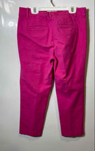 Load image into Gallery viewer, Loft Womens Pink The Riviera Slim Flat Front Pockets Cropped Pants Size 4P