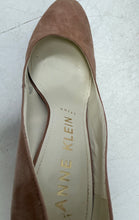 Load image into Gallery viewer, Anne Klein Womens Lonnie Light Brown Leather Slip-On Block Pump Heels Size 9M
