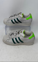 Load image into Gallery viewer, Adidas Mens Superstar Laceless FV2804 Gray Green Sneakers Shoes Size 4.5
