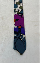Load image into Gallery viewer, Portofino Mens Multicolor Printed Silk Adjustable Designer Tie